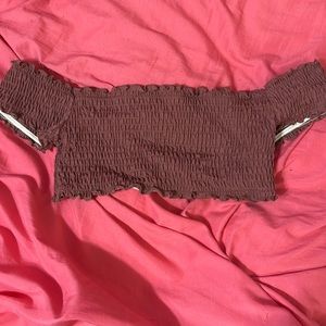 FLASH SALE🥰
 off the shoulder bikini top PINK